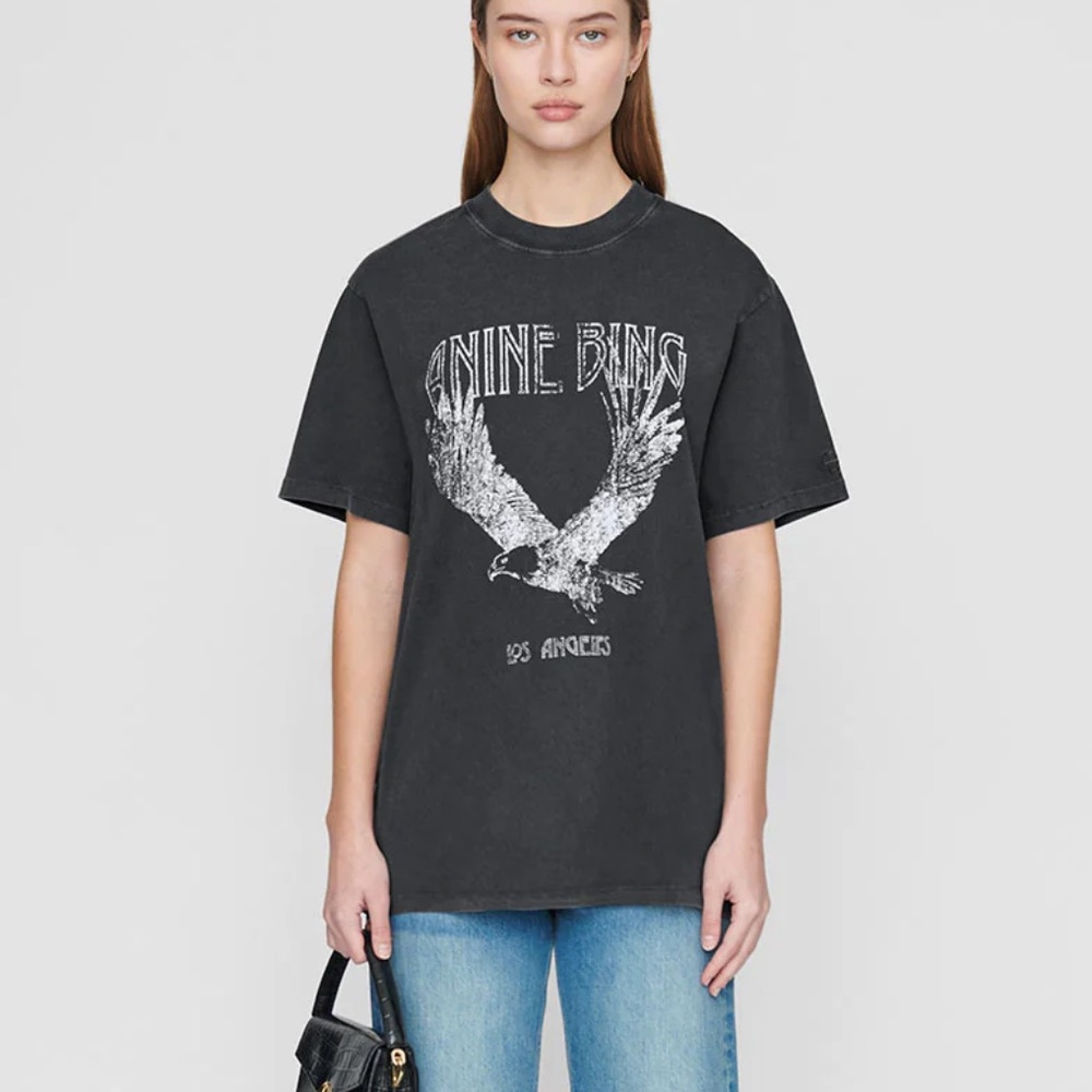 Anine Bing Vintage Bing Tee Small